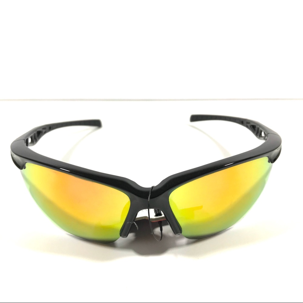 Foster Grant Mirror Wrap Sunglasses Men Half Rim